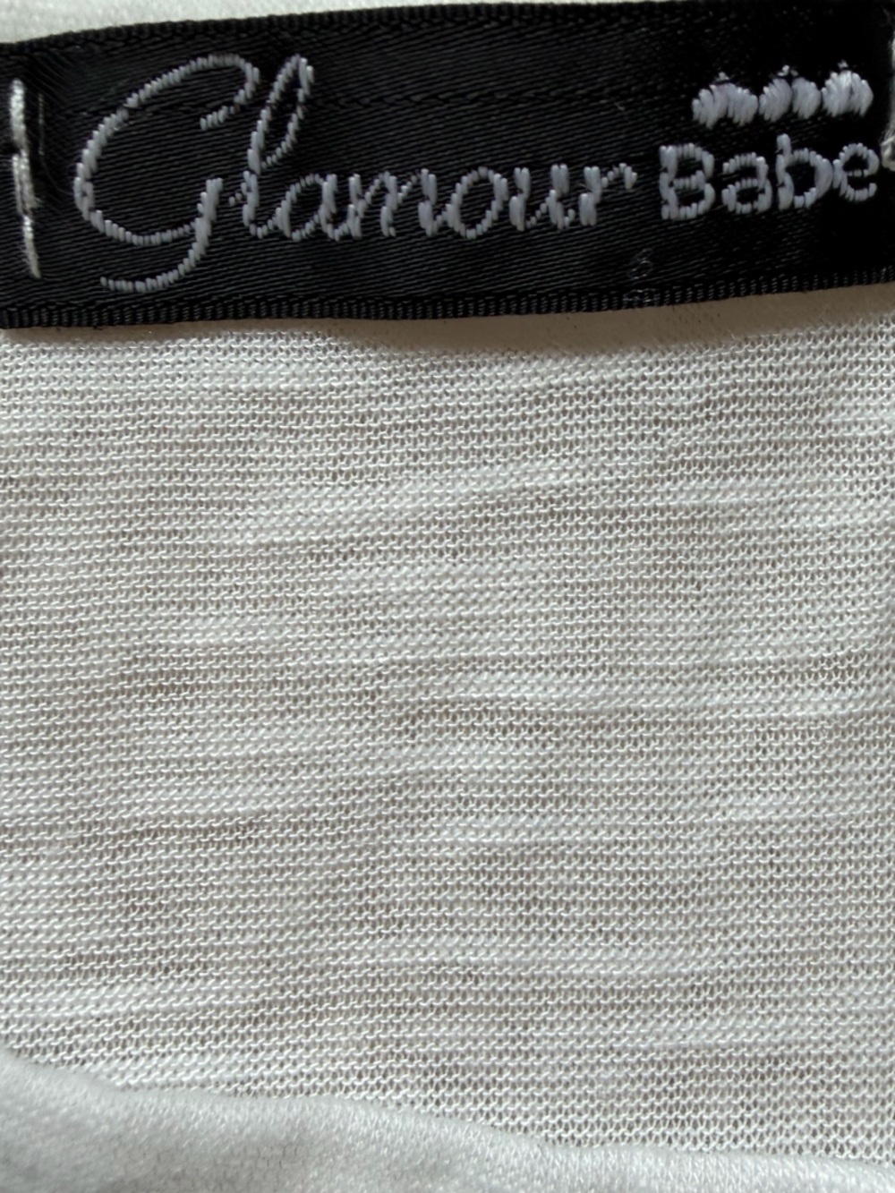 Glamour Babe Graphic Black & White Cross Print Tank M/L - Picture 5 of 7